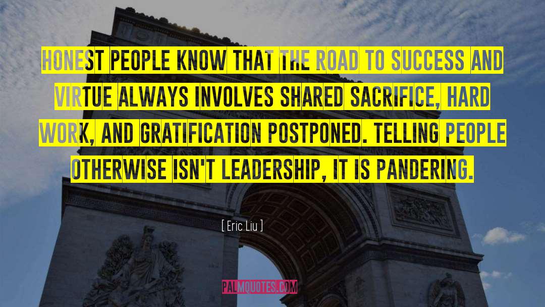 Gratification quotes by Eric Liu