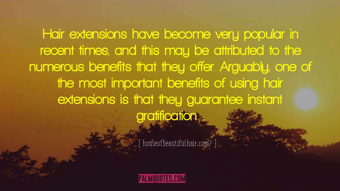 Gratification quotes by Houseofbeautifulhair.com/