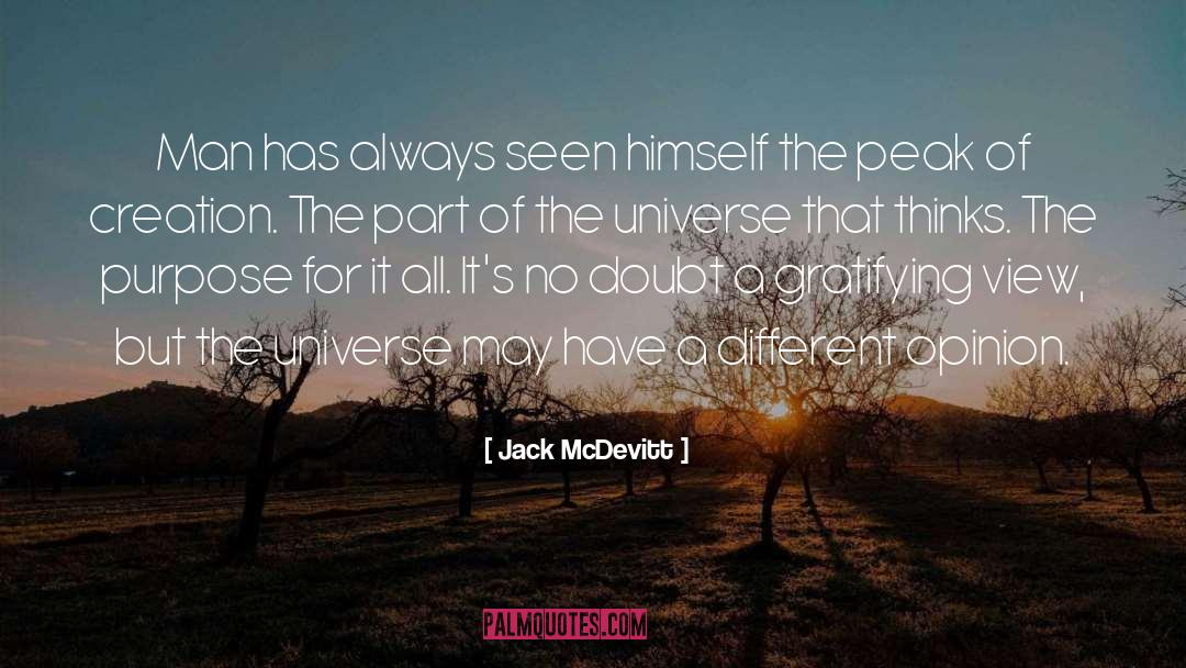 Gratifying quotes by Jack McDevitt