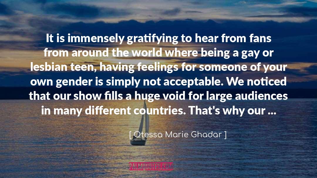 Gratifying quotes by Otessa Marie Ghadar