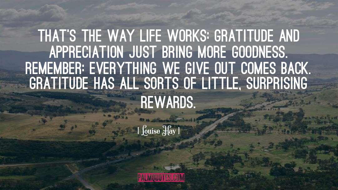 Gratitude And Appreciation quotes by Louise Hay