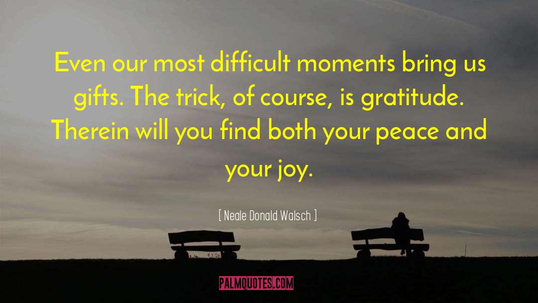 Gratitude And Joy quotes by Neale Donald Walsch