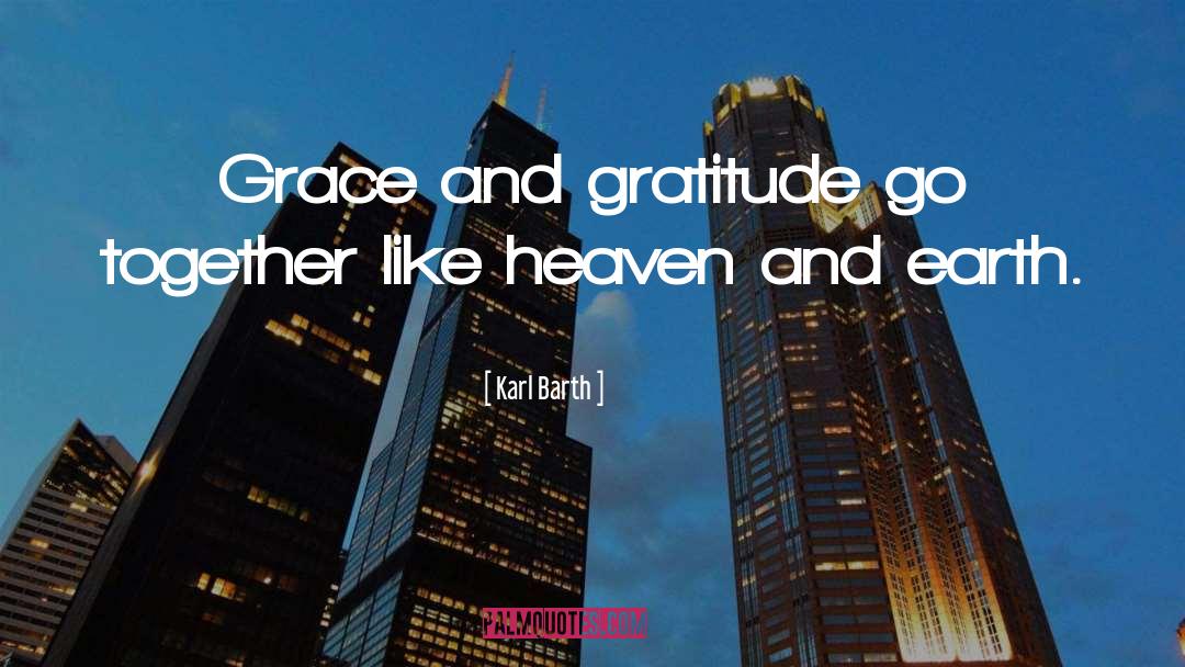 Gratitude Delight quotes by Karl Barth