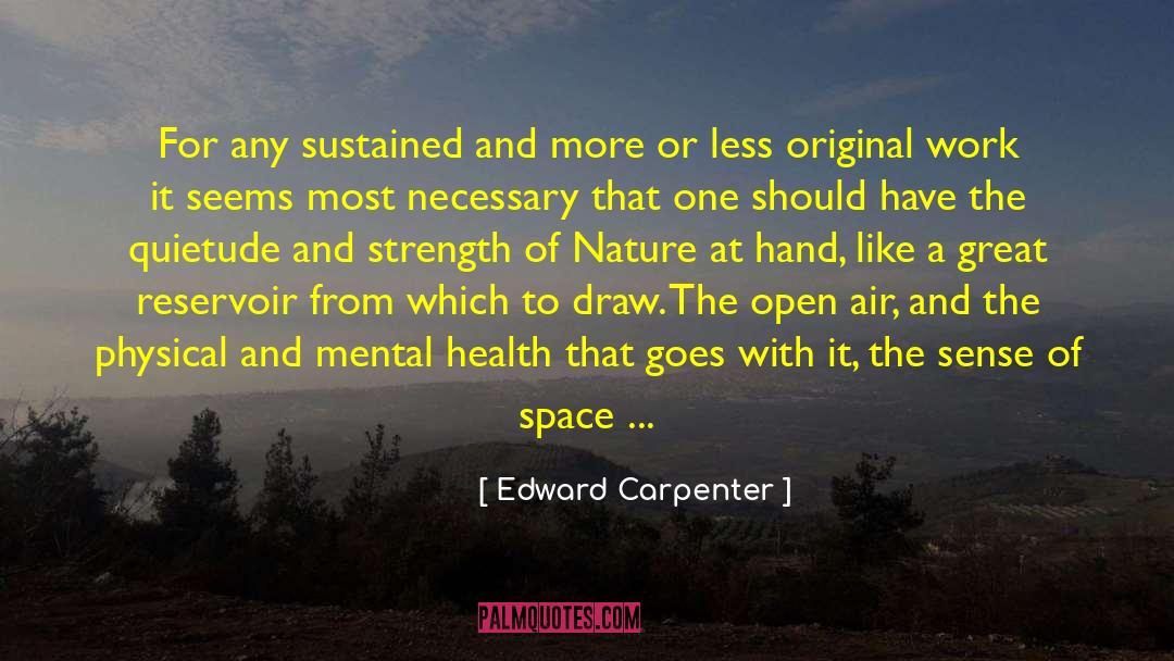 Gratitude For Health quotes by Edward Carpenter