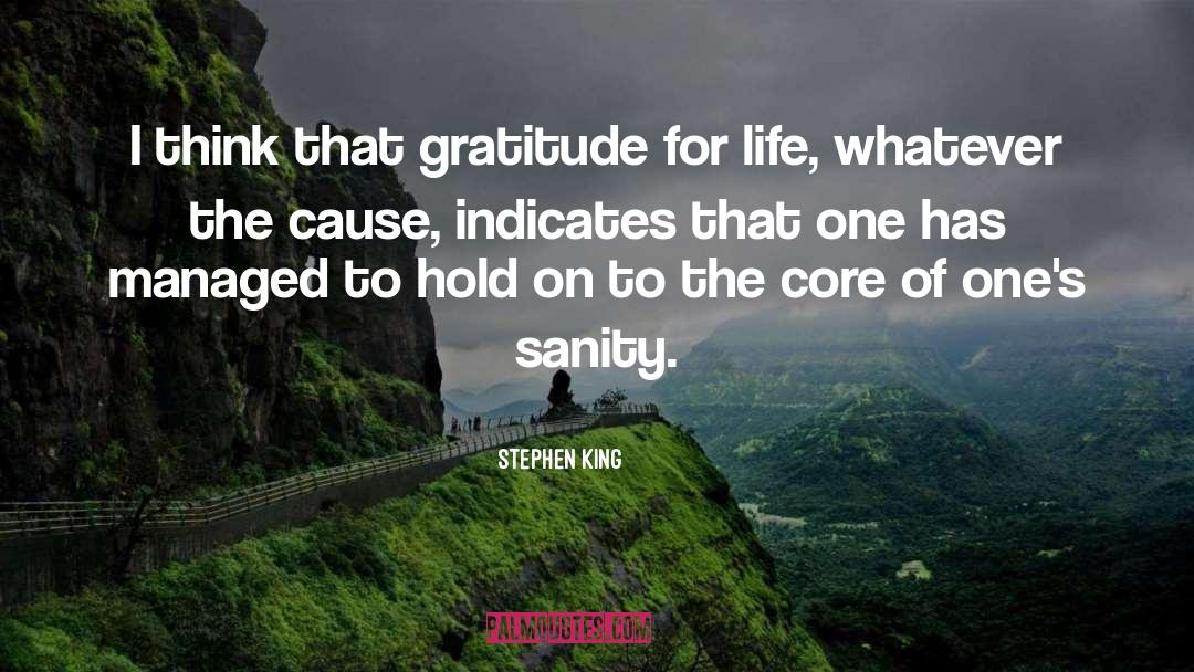 Gratitude For Life quotes by Stephen King