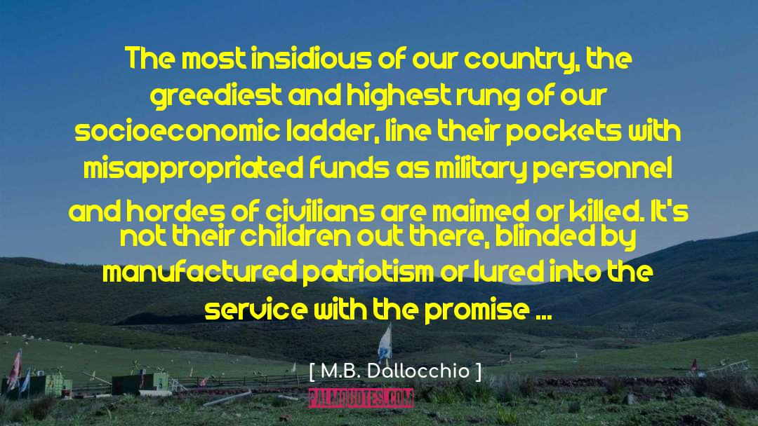 Gratitude For Military quotes by M.B. Dallocchio