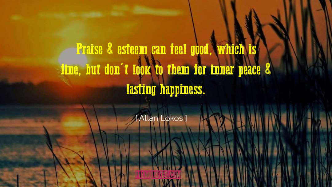 Gratitude Happiness Inner Peace quotes by Allan Lokos