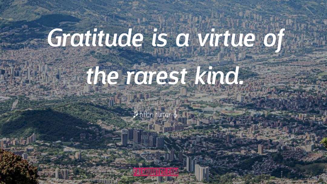 Gratitude quotes by K.Hari Kumar