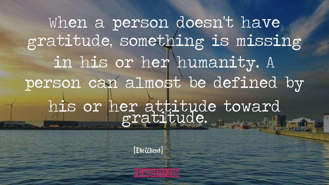 Gratitude quotes by Elie Wiesel