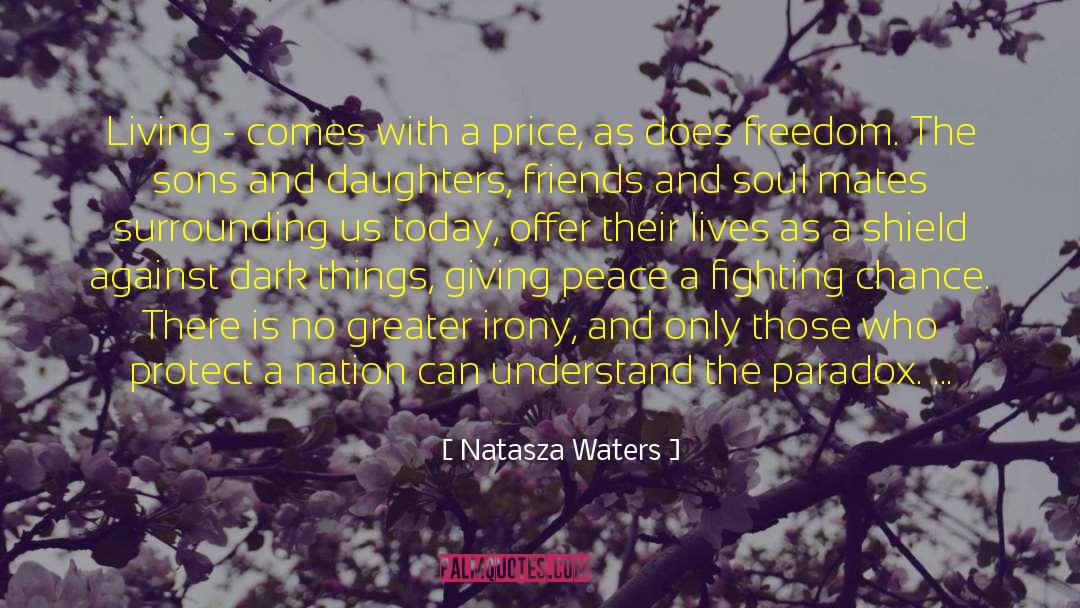 Gravestones quotes by Natasza Waters