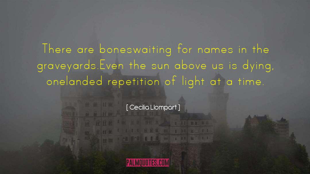 Graveyards quotes by Cecilia Llompart