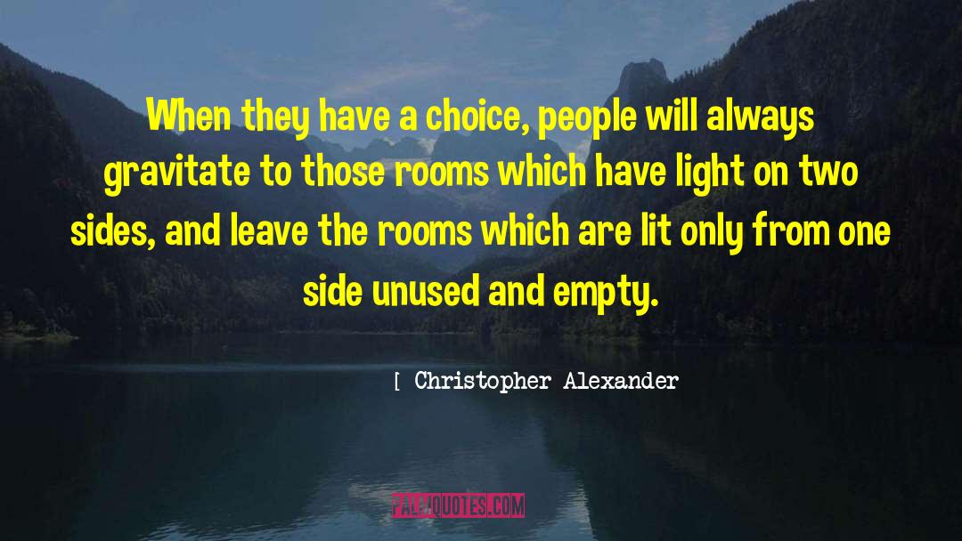 Gravitate quotes by Christopher Alexander