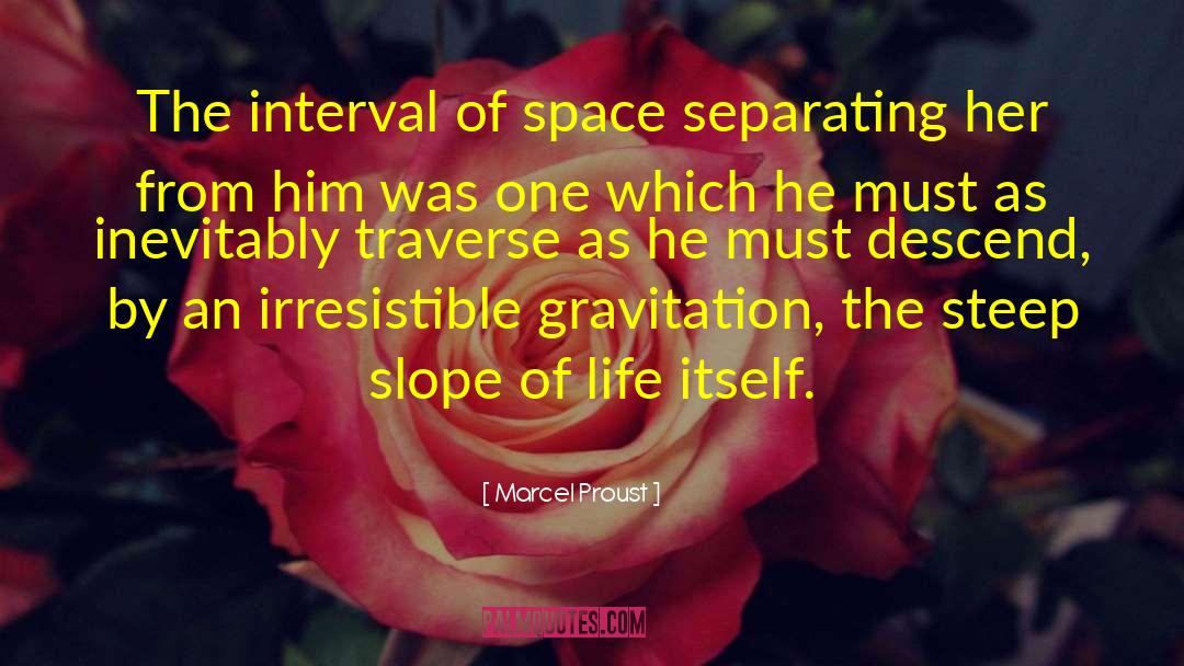 Gravitation quotes by Marcel Proust