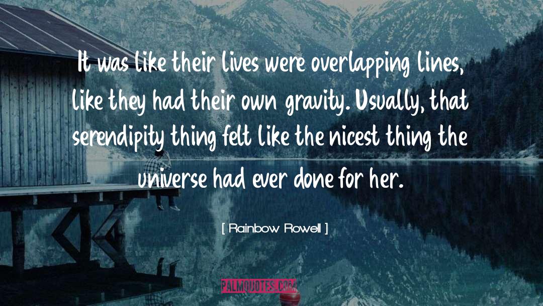 Gravity quotes by Rainbow Rowell