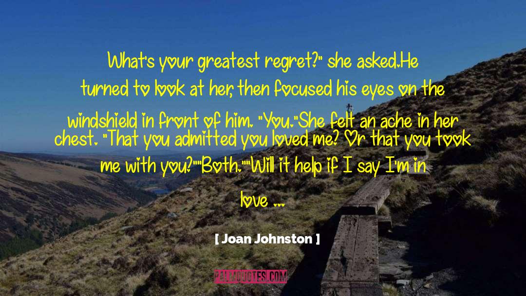 Gray Eyes quotes by Joan Johnston