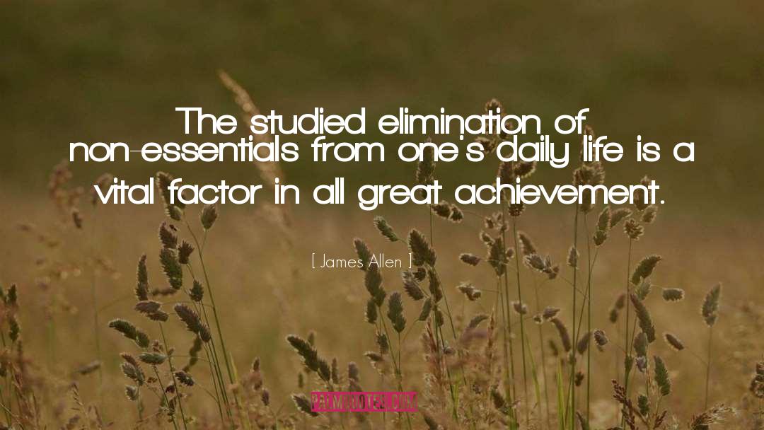 Great Achievement quotes by James Allen