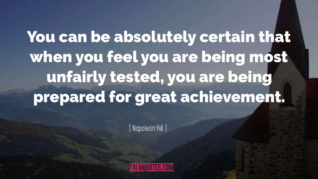 Great Achievement quotes by Napoleon Hill