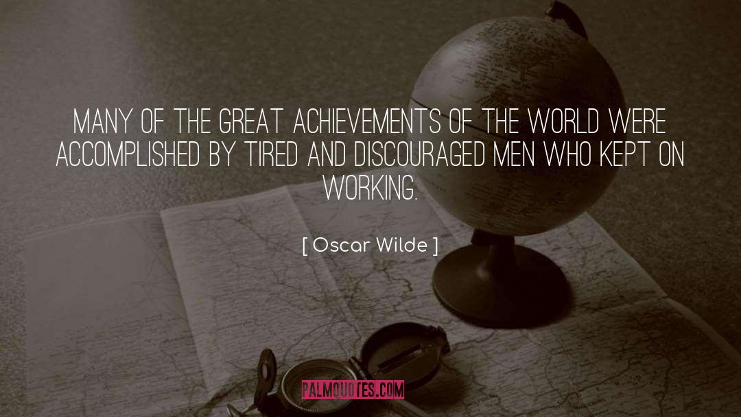 Great Achievement quotes by Oscar Wilde