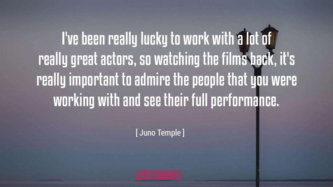 Great Actors quotes by Juno Temple