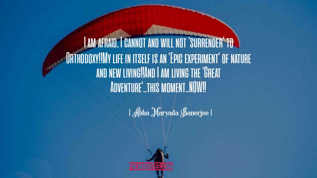 Great Adventure quotes by Abha Maryada Banerjee