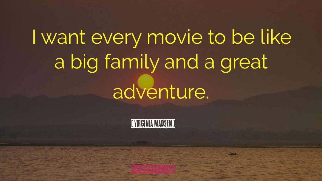Great Adventure quotes by Virginia Madsen