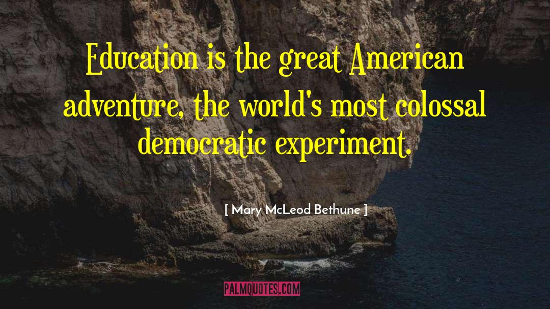 Great American quotes by Mary McLeod Bethune