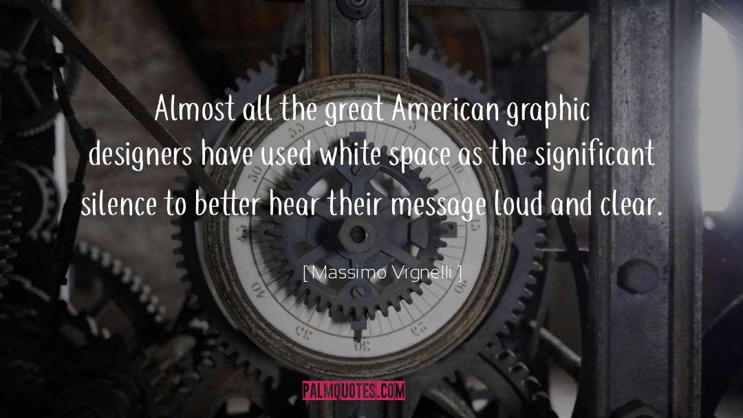 Great American quotes by Massimo Vignelli