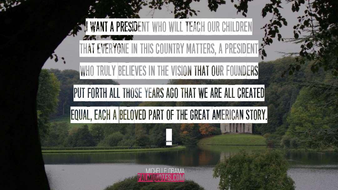 Great American quotes by Michelle Obama