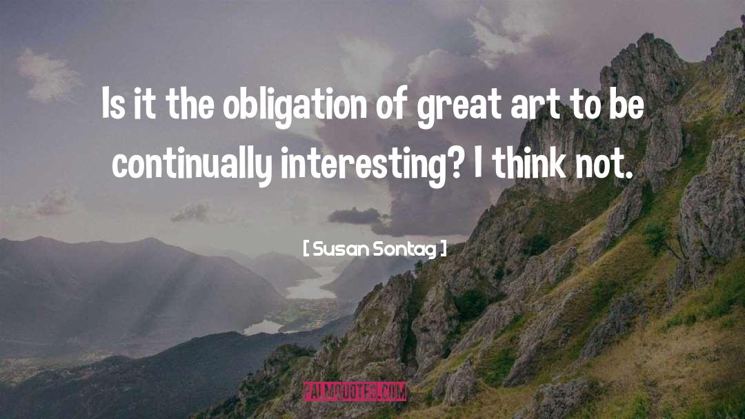 Great Art quotes by Susan Sontag