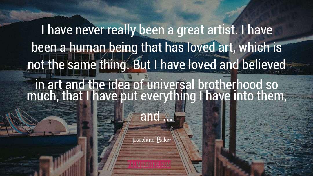 Great Art quotes by Josephine Baker