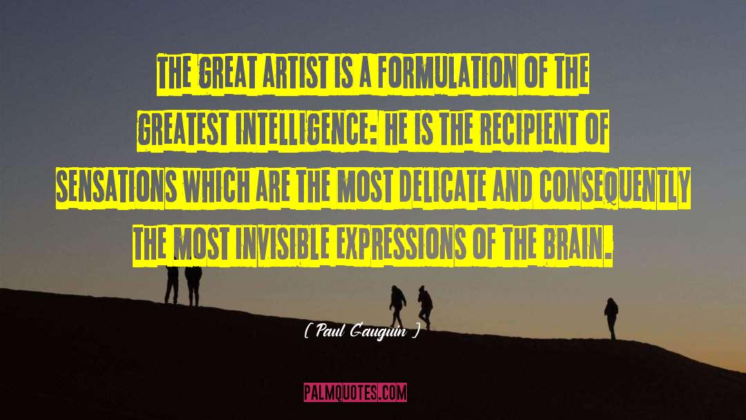 Great Artist quotes by Paul Gauguin