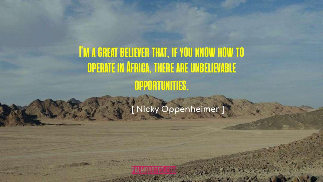 Great Asset quotes by Nicky Oppenheimer