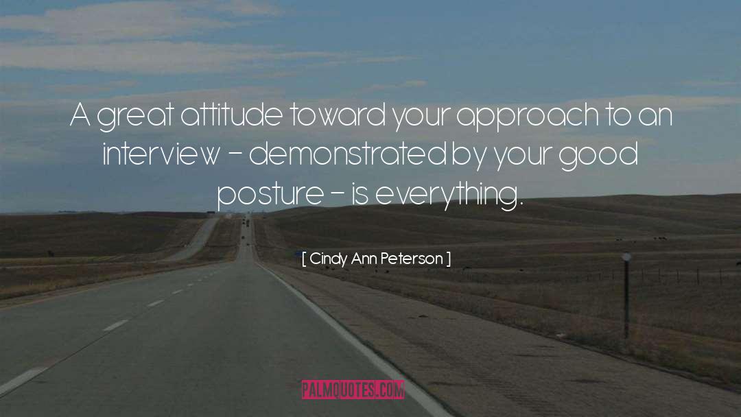 Great Attitude quotes by Cindy Ann Peterson