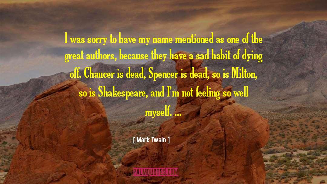 Great Author quotes by Mark Twain