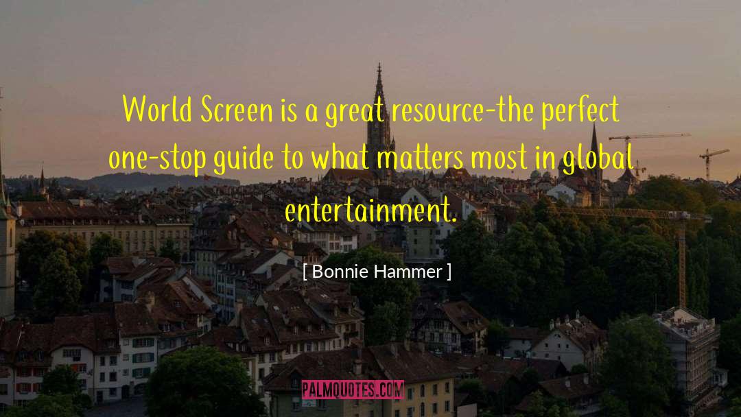 Great Avenger quotes by Bonnie Hammer