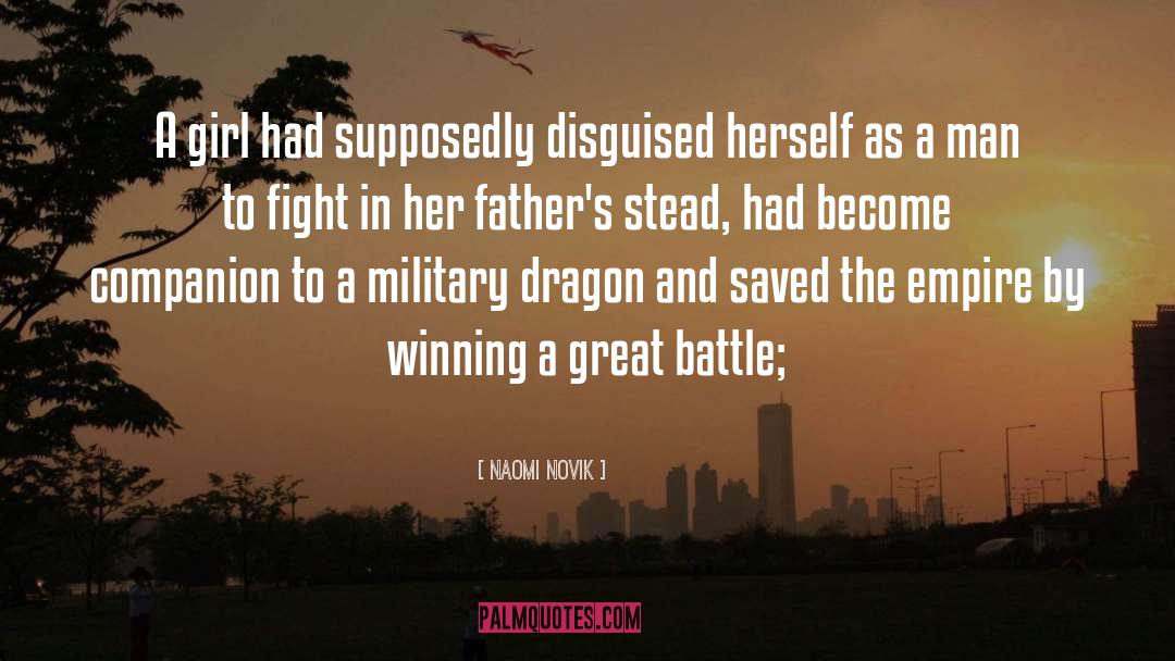 Great Battle quotes by Naomi Novik