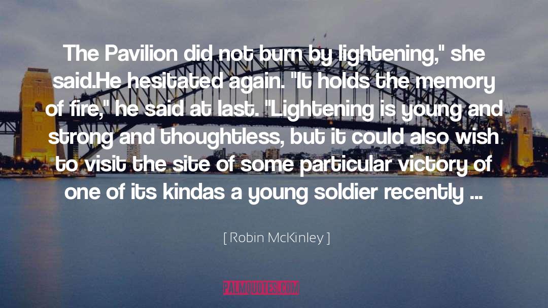 Great Battle quotes by Robin McKinley
