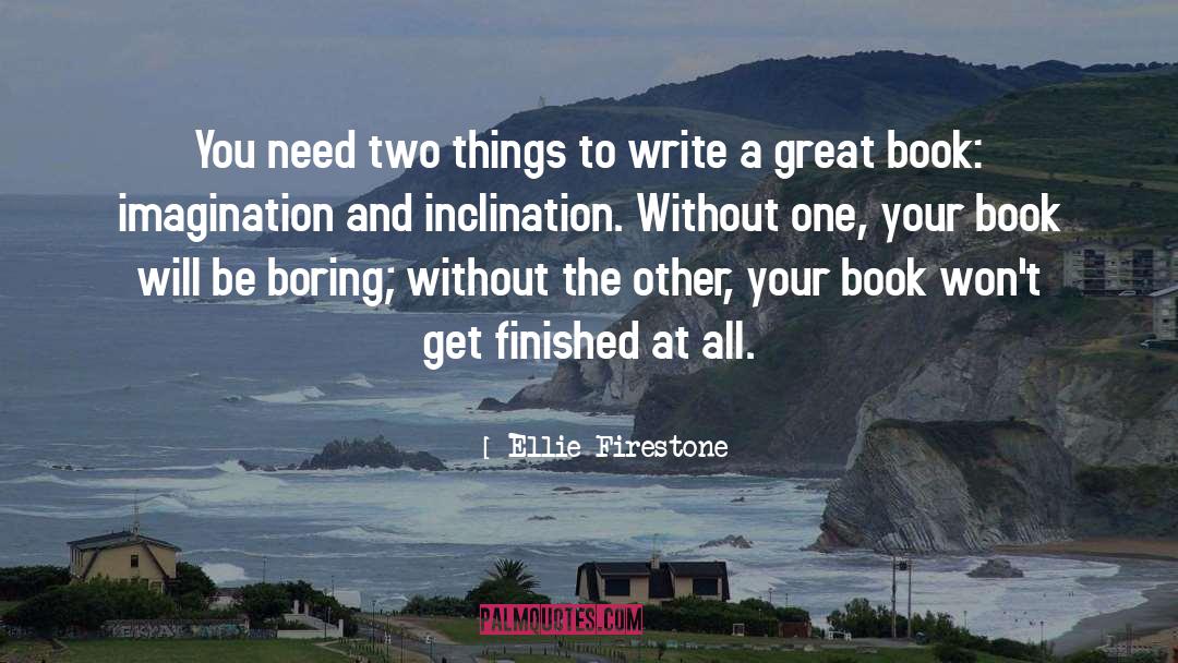 Great Book quotes by Ellie Firestone