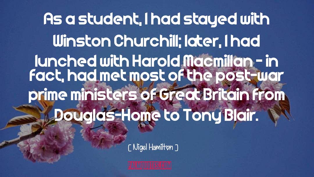 Great Britain quotes by Nigel Hamilton