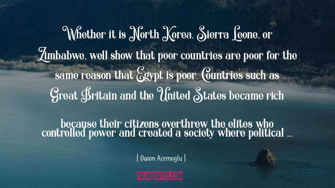Great Britain quotes by Daron Acemoglu