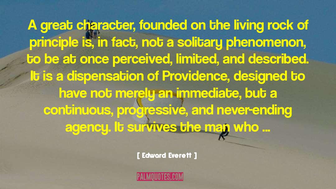 Great Character quotes by Edward Everett