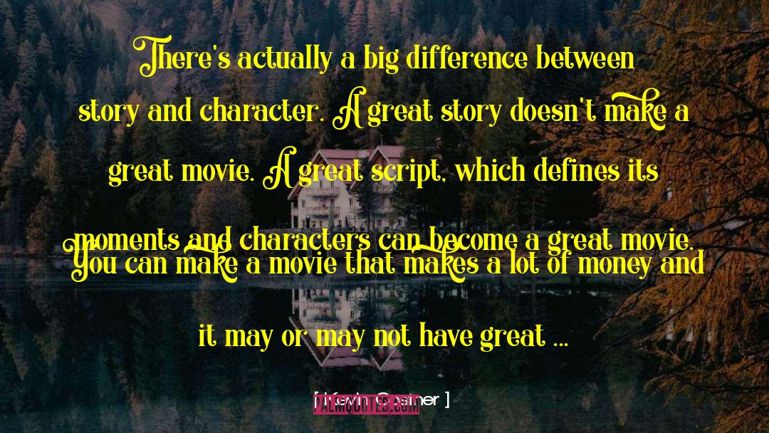 Great Characters quotes by Kevin Costner