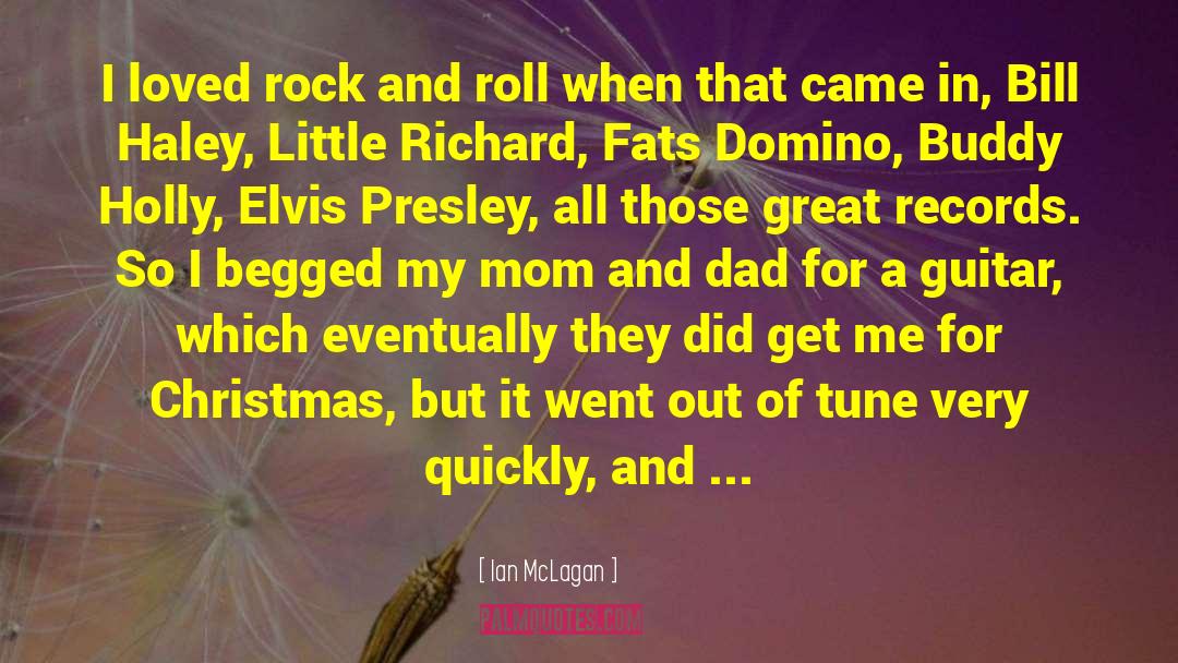 Great Christmas quotes by Ian McLagan