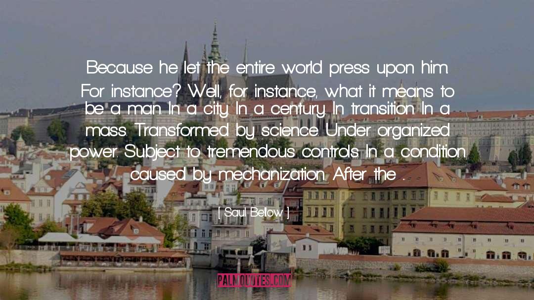 Great Cities quotes by Saul Bellow