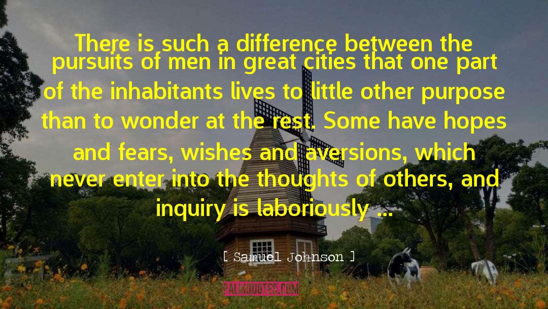 Great Cities quotes by Samuel Johnson