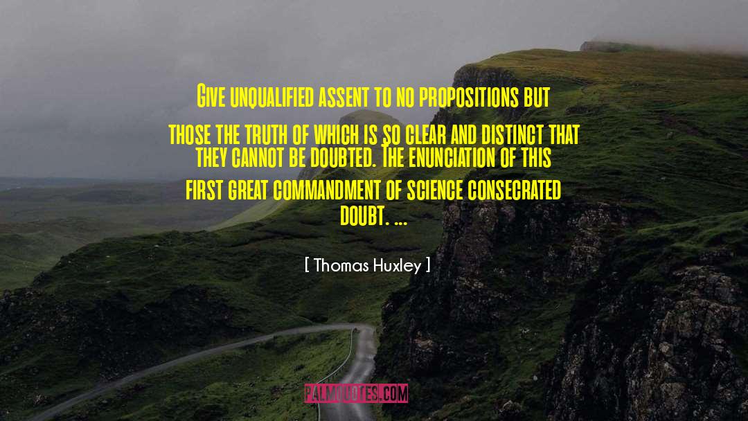 Great Commandment quotes by Thomas Huxley