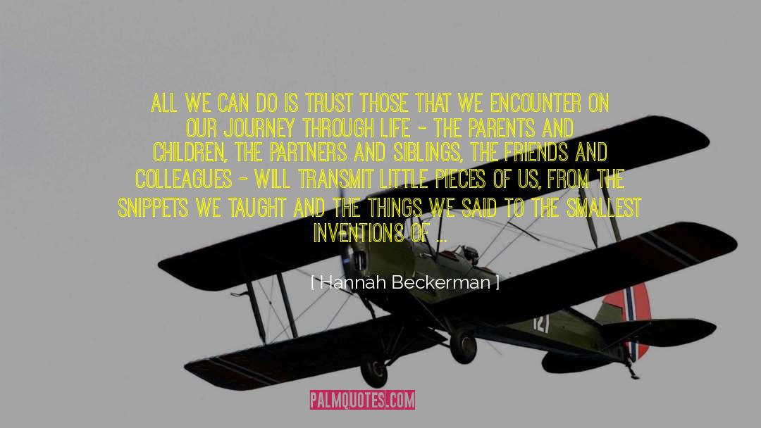 Great Commandment quotes by Hannah Beckerman