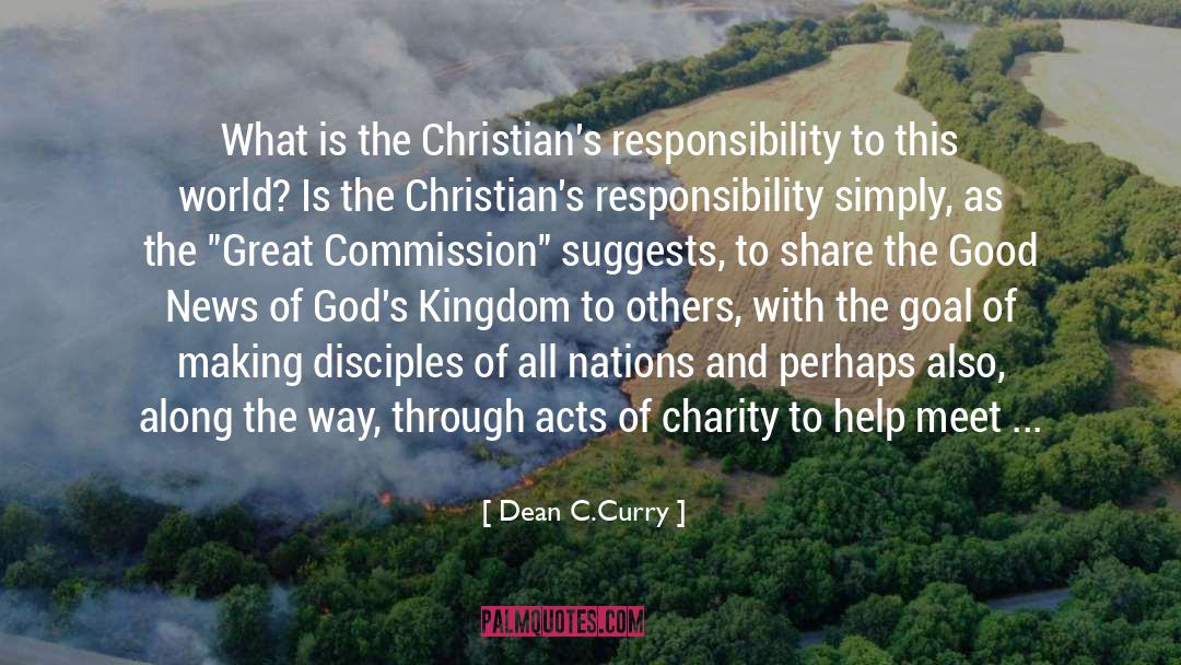 Great Commission quotes by Dean C.Curry