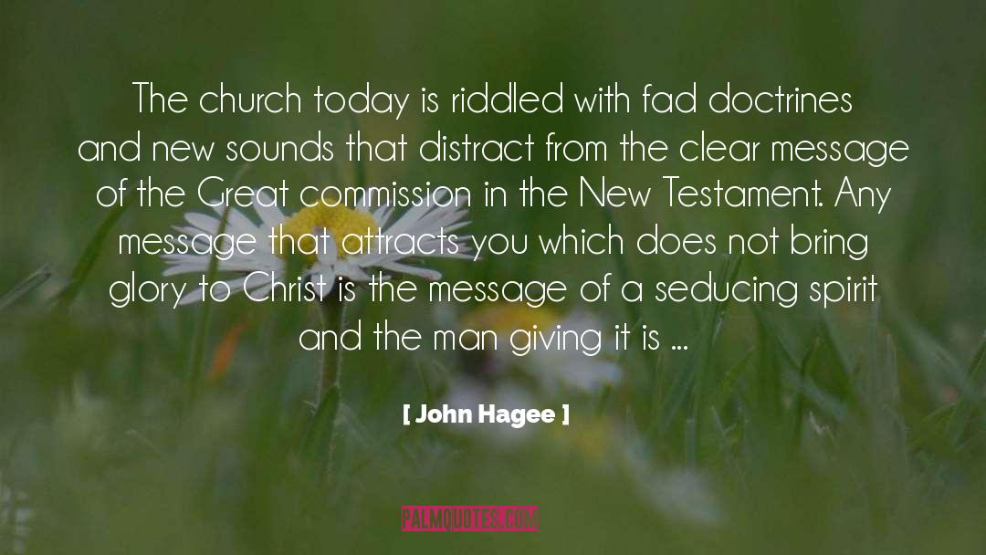 Great Commission quotes by John Hagee