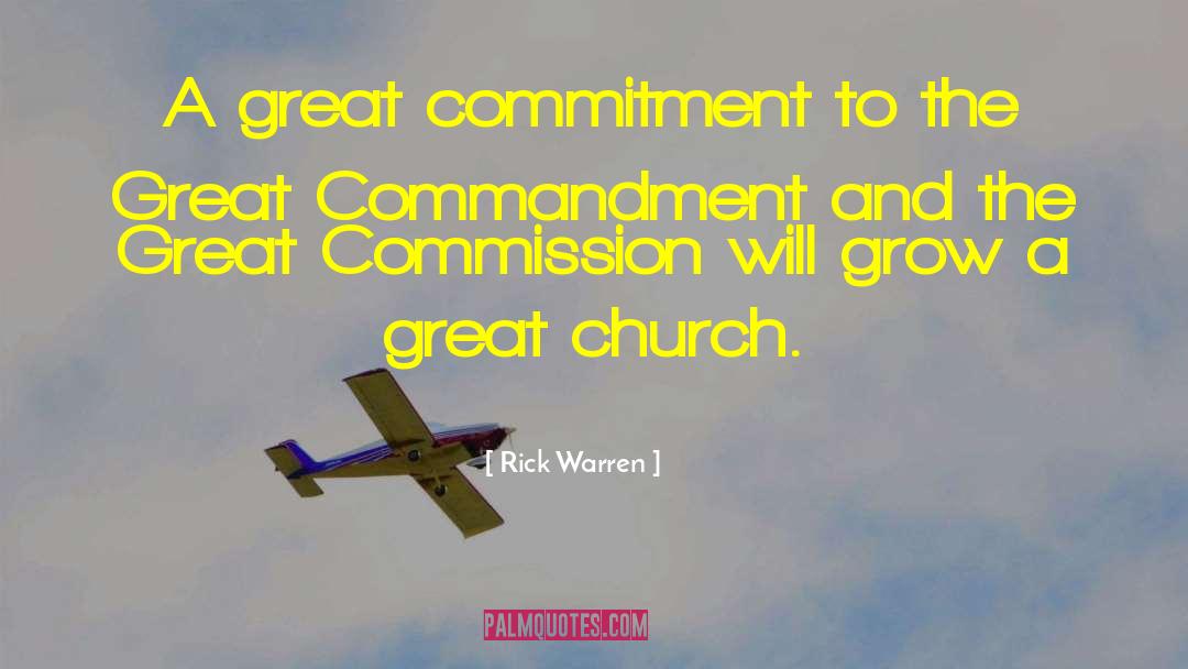 Great Commitment quotes by Rick Warren